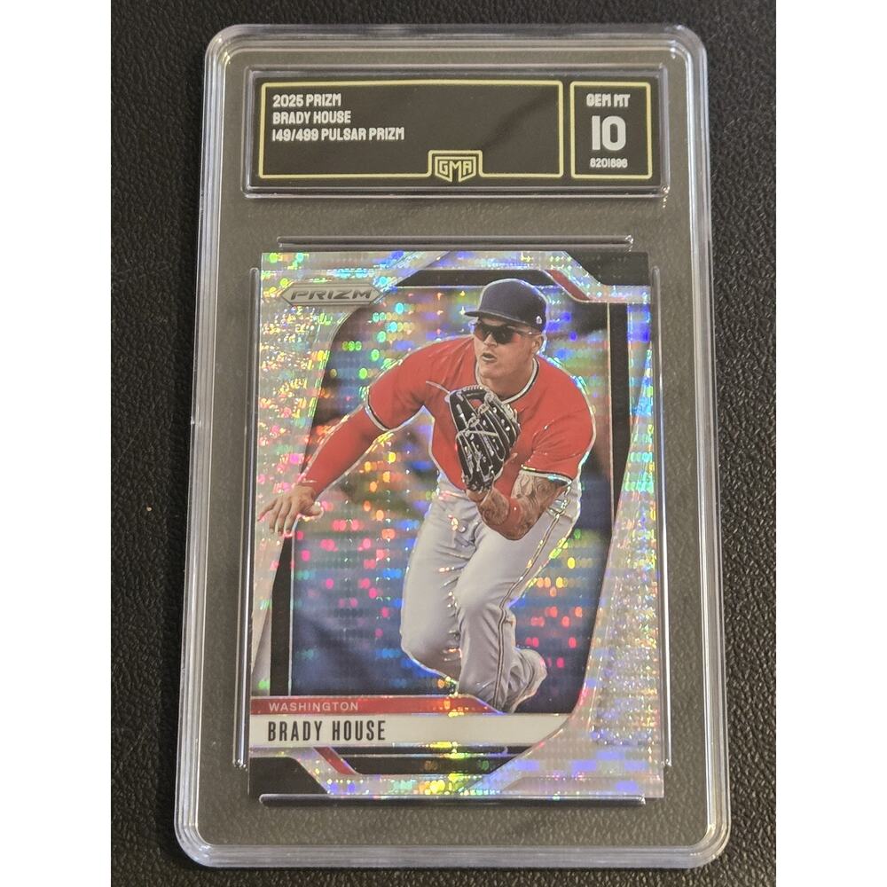2025 Panini Prizm #170 Brady House Pulsar Prizm GMA 10 #/499